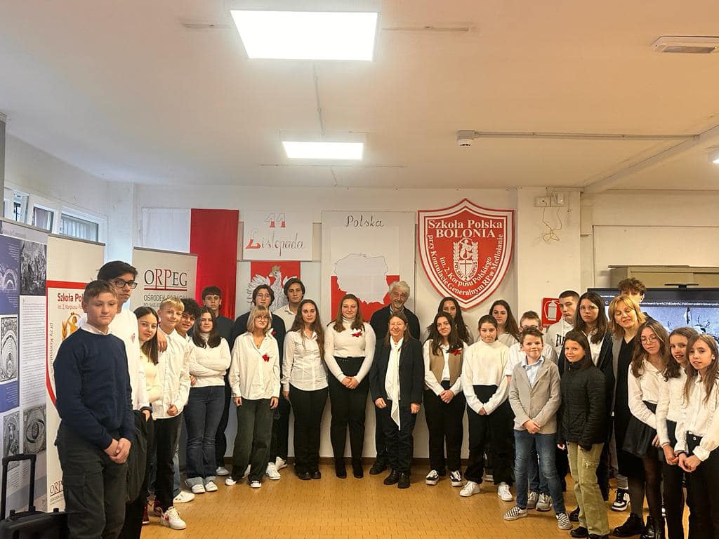 Pan Profesor Rodolfo Lewański z wizytą w naszej szkole