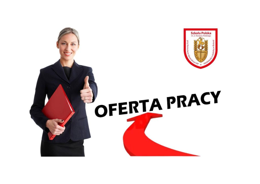 Oferty pracy w naszej Szkole